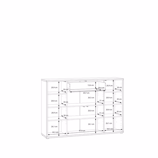 Schuhschrank FAID- Sand