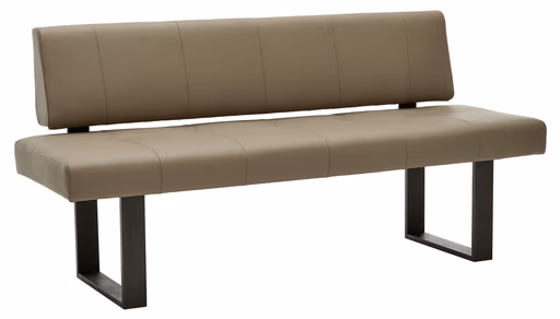 Design-Bank EM Zadar - Breite ca. 180, Leder, Braun