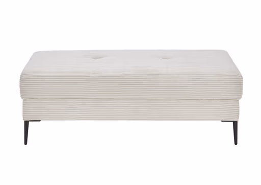 Hocker - Stoff, Creme