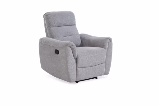 TV-Sessel - Relaxfunktion, Chenille, Hellgrau