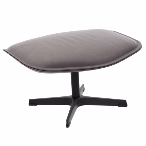 Hocker Helge - Leder, Silber