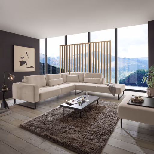 Ecksofa - 3-Sitzer mit Ecke rechts