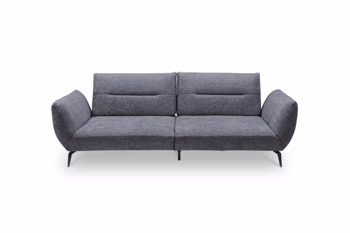 Megasofa PAYTON - 3-Sitzer, Stoff, Graublau