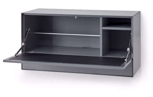 Sekretär Edge - Lack, Graphit