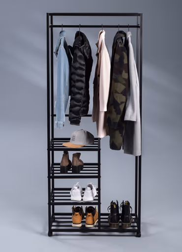 Kleiderständer MARISSA - Metall schwarz