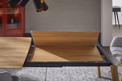 Esstisch Saltino - ausziehbar, LB ca. 180x100 cm, Eiche massiv