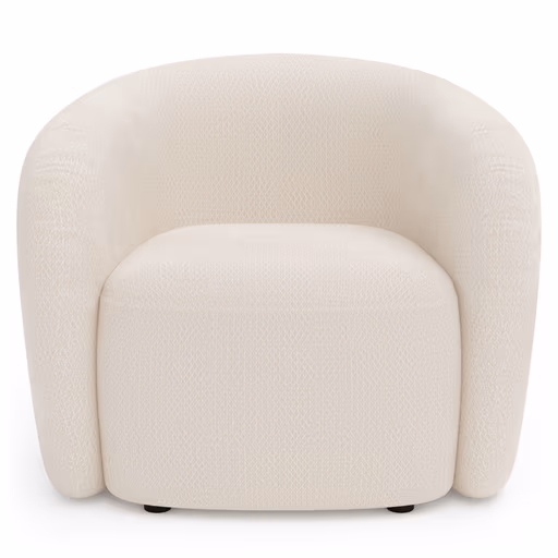 Sessel Karasu - Stoff, Creme