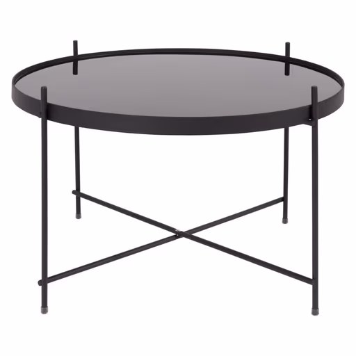 Tablett-Tisch Svala C  - BHT ca. 62,5x50x62,5 cm, Schwarz