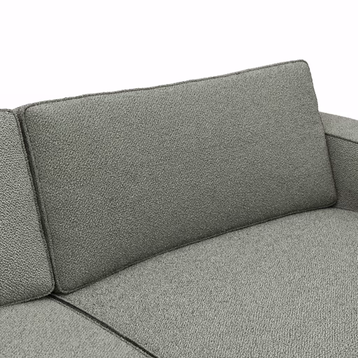 Sofa Lilaia - 1,5-Sitzer XL Tief mit 1,5-Sitzer XL, Stoff, Olivgrün