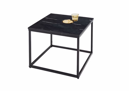 Couchtisch - BHT ca. 60x46x40 cm, Schwarz