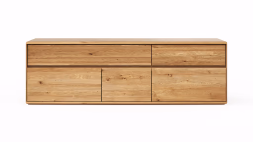 Mediaboard Hillsboro - Wildeiche natur, geölt