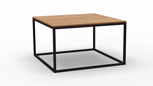 Couchtisch Kai - LBH ca. 65x65x37 cm, Asteiche massiv