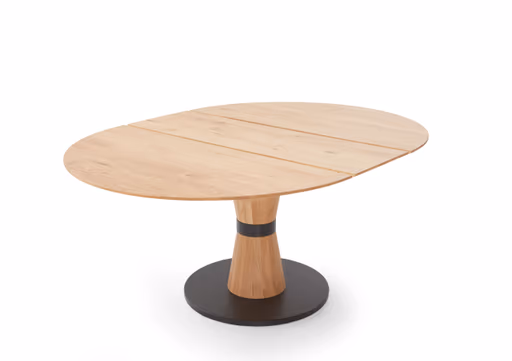 Esstisch - ausziehbar, Durchmesser ca. 130cm, Wildeiche massiv