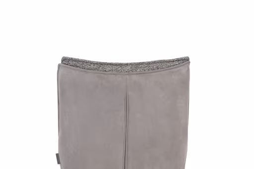 Stuhl MANDY - drehbar, Stoff, Graubeige