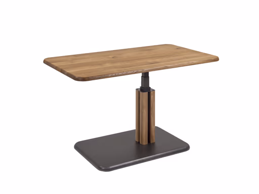 Couchtisch - höhenverstellbar, LBH. ca. 100x60x48,5-67,5 cm, Wildeiche