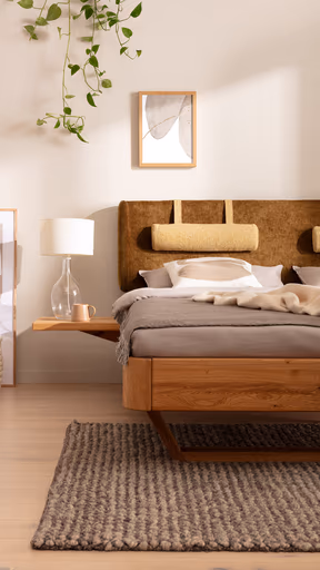 Nachttisch 1660 - Wildeiche massiv, natur geölt