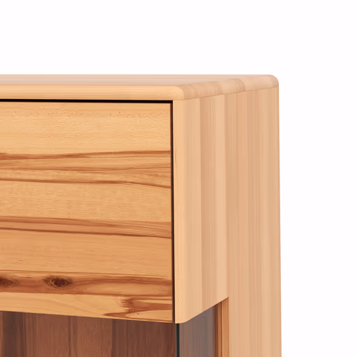 Vitrine Hillsboro - Anschlag Links, Buche/Kernbuche natur, geölt