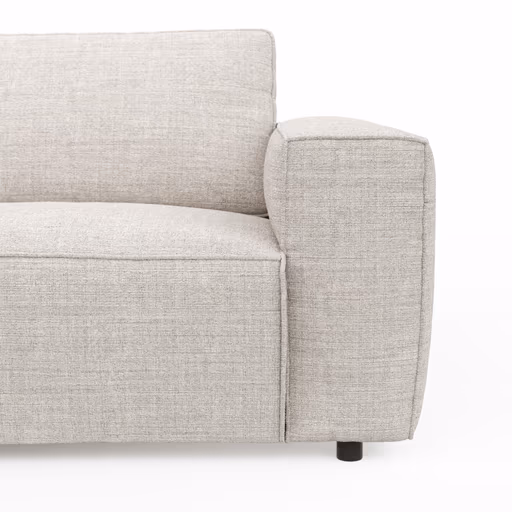 Sofa Lilaia - 1,5-Sitzer XL Tief mit 1,5-Sitzer XL, Stoff, Kaschmir