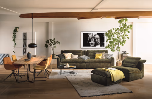 Sofa Ulf - 3,5-Sitzer, Cord, Moos