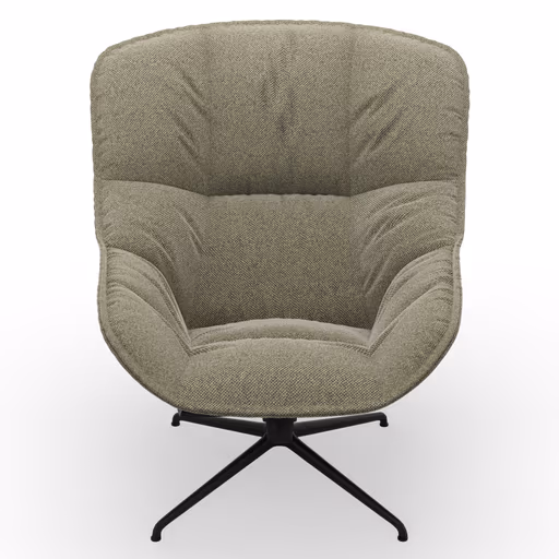 Sessel Unn - Stoff, Eukalyptus