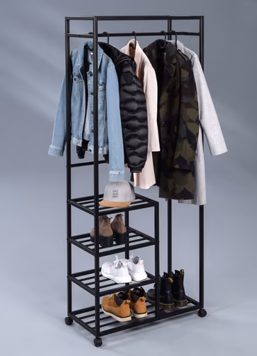 Kleiderständer MARISSA - Metall schwarz