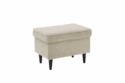 Hocker - Webstoff, Beige