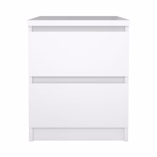 Nachtkonsole- B ca. 40 cm, Weiß, Hochglanz