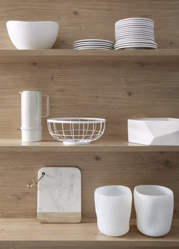 Inselküche 53.190 CO 13 519, Kristallweiß matt Antifingerprint