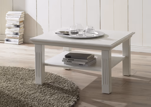 Couchtisch - Lack, weiß