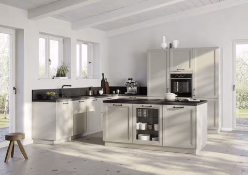 Inselküche 55.240 CO 1 524, Kieselgrau