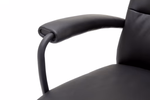 Relaxsessel Rafael - inkl. Relaxfunktion (motorisch), Leder, Schwarz