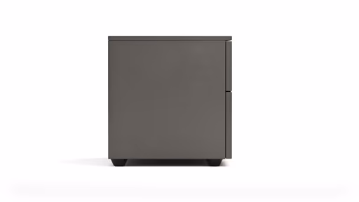 Nachttisch Loretto - Lack matt, Anthrazit