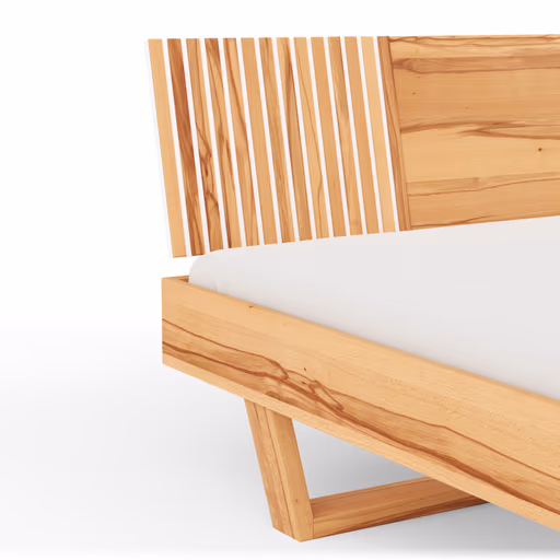 Bettgestell Tigris - Liegefläche ca. 180x200 cm, Kernbuche massiv, geölt