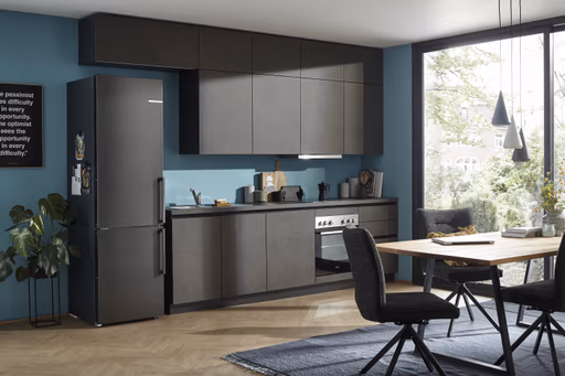 Küchenzeile 52.210 GL 4 523, Beton schiefergrau Nachbildung 