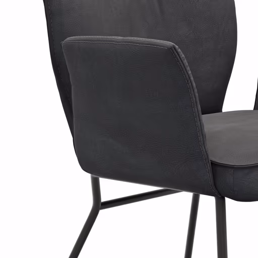 Armlehnstuhl Westmore - Stoff, Anthrazit