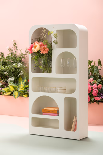 Regal- LB ca. 180x95 cm, Weiß