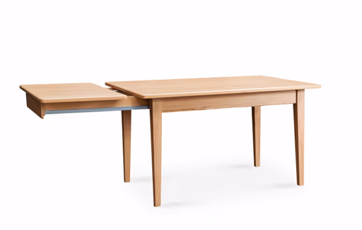 Esstisch - ausziehbar, LB ca. 130x90 cm, Kernbuche massiv