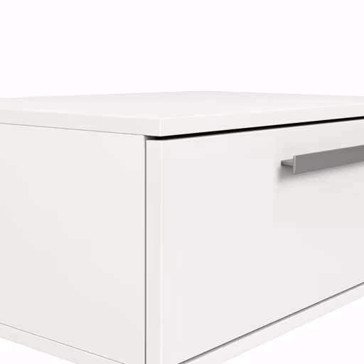 Hängeschrank Viana - Holzwerkstoff, Weiß