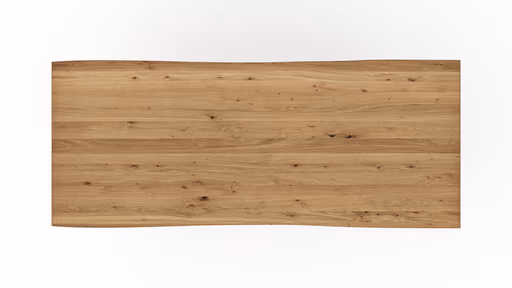 Esstisch Belfast - LB ca. 240x100 cm, Eiche massiv, mit Metalleinlage im Gestell