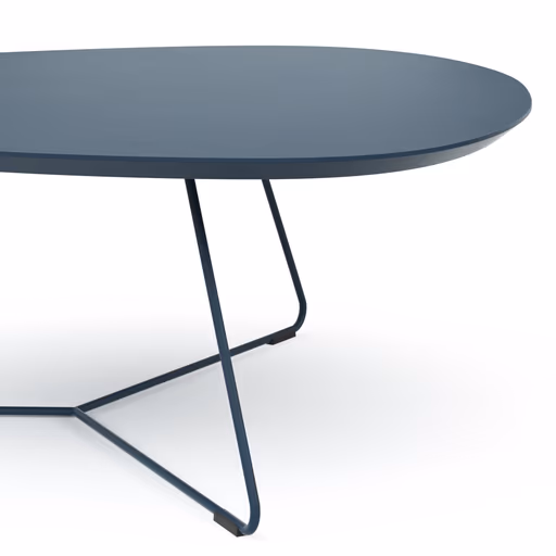 Couchtisch Fano - LBH ca. 87x78x33 cm, Fenix dunkelblau