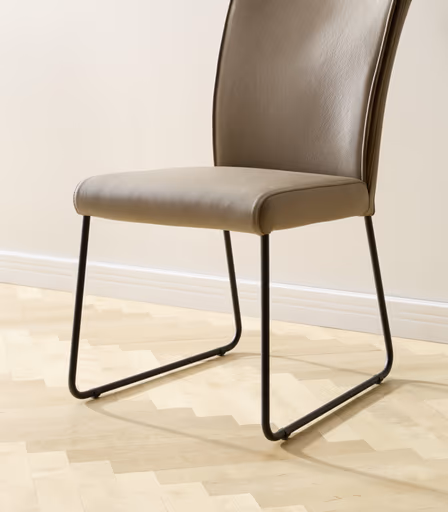 Stuhl Florea - Leder, Kitt