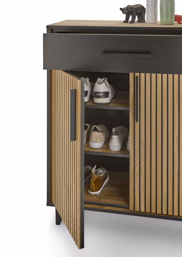 Schuhkommode- Eiche Dekor