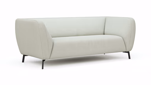 Sofa Morela - 2,5-Sitzer, Stoff, Hellgrau