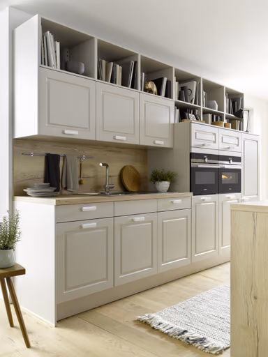 Inselküche 56.180 GL 4 519,  Sandgrau samtmatt