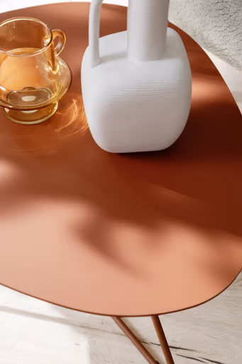 Couchtisch Fano - LBH ca. 87x78x33 cm, Fenix, Siena