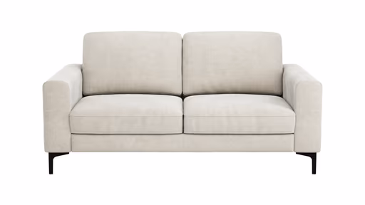 Sofa Oviedo - 2-Sitzer, Stoff, Natur
