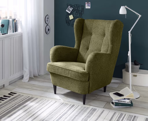 Sessel - Webstoff, Olive