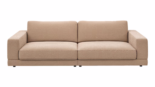 Megasofa Juni Lounge - B ca. 292 cm, Stoff, Rost