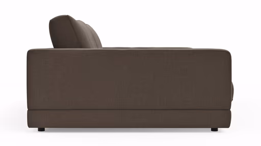 Megasofa Juni Lounge - B ca. 252 cm, Stoff, Mocca