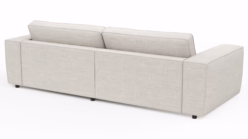 Sofa Lilaia - 1,5-Sitzer XL mit 1,5-Sitzer XL Tief, Stoff, Kaschmir
